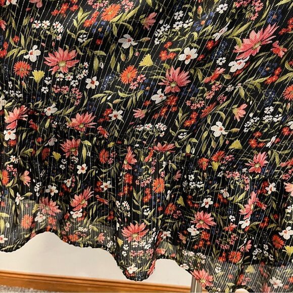 Old Navy Floral Print long sleeve Dress size Medium - Picture 7 of 14